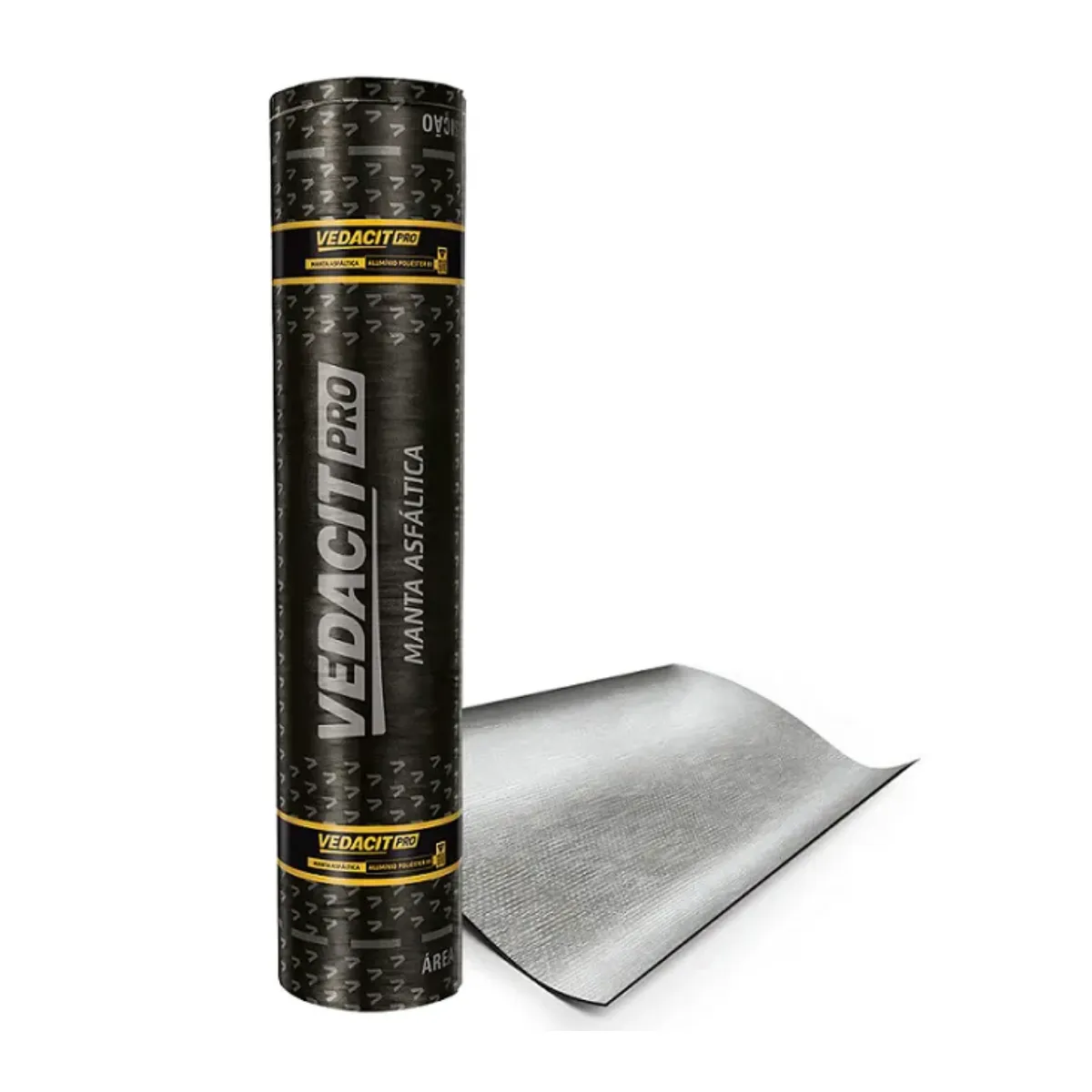 Imagem do produto PRO MANTA ASFALTICA IIB ALUMINIO/POLIÉSTER 3MM RL 1M X 10M VEDACIT